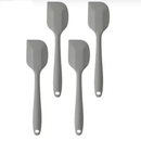 4 Espátulas 27 Cm Pão Duro Silicone Maciço Reforçada