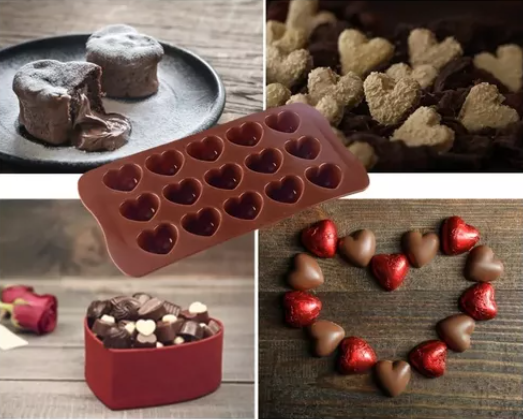 Molde de Silicone Para Confeitaria Bombom Chocolate Trufas CM 155