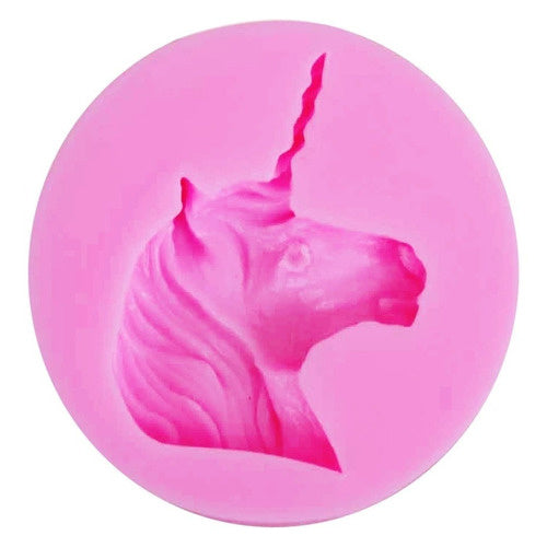 Molde Para Confeitaria ou Artesanato Cabeça de Unicórnio CM 336