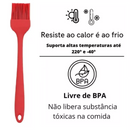 Pincel 26 Cm de Silicone Para Cozinha Confeitaria