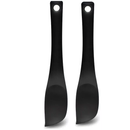 2 Espátulas Raspadoras Pão Duro Reforçada Ponta Firme Silicone