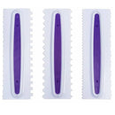 3 Espátulas Decorativas de Confeiteiro Para Bolo 6 Combinações