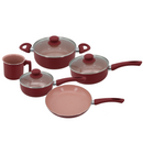 Jogo 5 Pçs de Panelas com Revestimento Cerâmica Indução