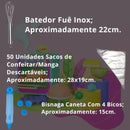 Kit Confeitaria 66 Peças