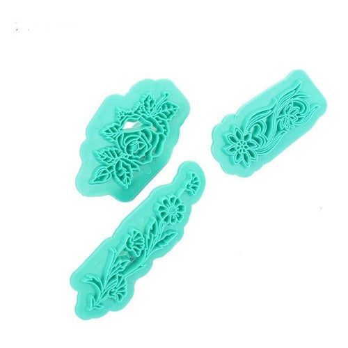 Marcadores 3 Pçs Carimbo Para Pasta Americana ou Biscuit CM 329