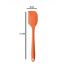 Espátula 21 Cm Pão Duro Silicone Maciço Reforçada