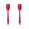 2 Espátulas 21 Cm Pão Duro Silicone Maciço Reforçada