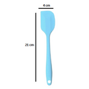Espátula 21 Cm Pão Duro Silicone Maciço Reforçada