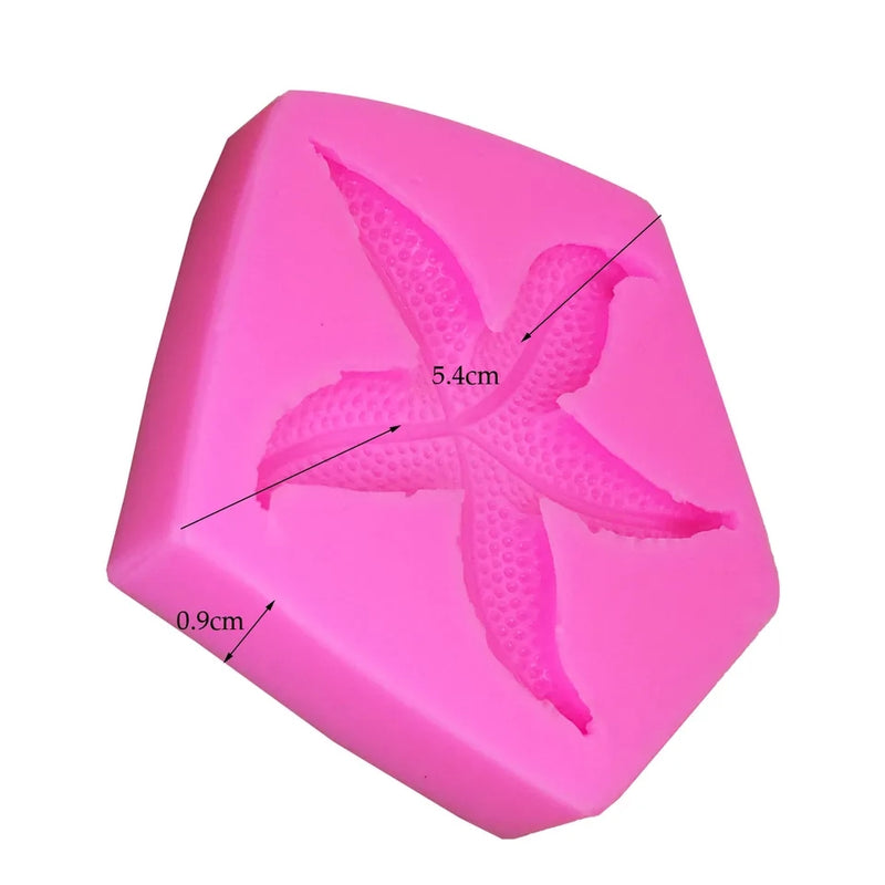 Molde de Silicone Para Confeitaria e Artesanato Estrela do Mar CM 321