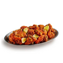 10 Bandejas Ovais em Aço Inoxidável - 34x21 Cm