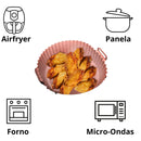 Forma Silicone Air Fryer Reutilizavel Protetor Microondas