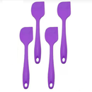 4 Espátulas 27 Cm Pão Duro Silicone Maciço Reforçada