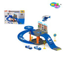 Brinquedo Pista Estacionamento Garagem Policia Hotwheels