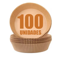 100 Un Protetor de Papel Descartável Para Air Fryer