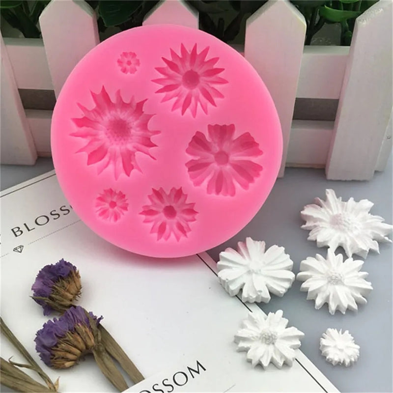 Molde de Silicone Para Confeitaria e Biscuit Margarida
