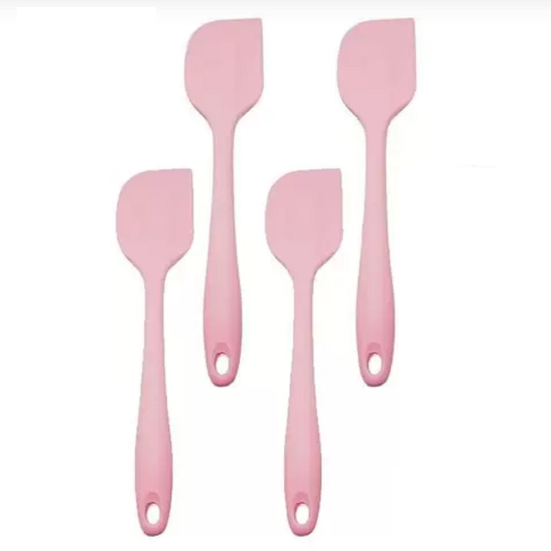 4 Espátulas 27 Cm Pão Duro Silicone Maciço Reforçada