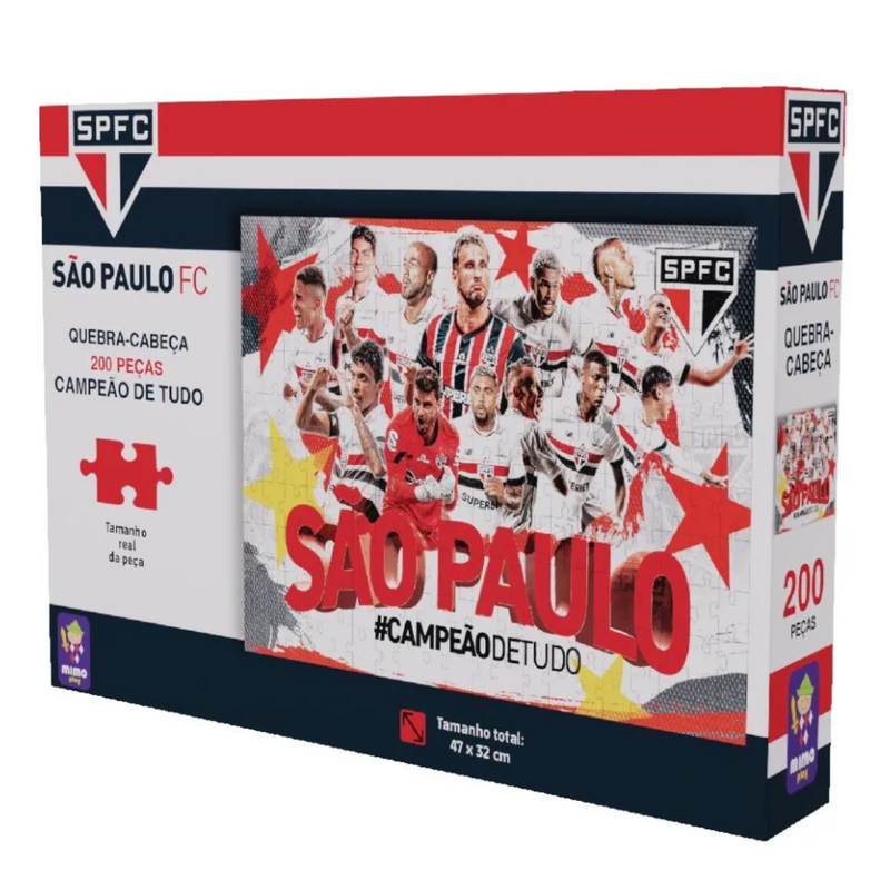 Quebra cabeça colecionável São Paulo Campeão de Tudo 200 pçs