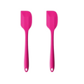 2 Espátulas 21 Cm Pão Duro Silicone Maciço Reforçada
