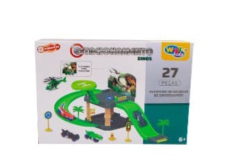 Brinquedo Pista Estacionamento Garagem Policia Hotwheels