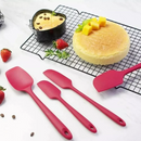 Kit Espátulas e Pegador em Silicone 5 Peças