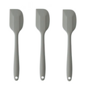 3 Espátulas 21 Cm Pão Duro Silicone Maciço Reforçada