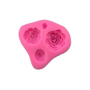 Molde de Rosas 4 Tamanhos Silicone Pasta Americana Biscuit
