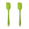 2 Espátulas 21 Cm Pão Duro Silicone Maciço Reforçada