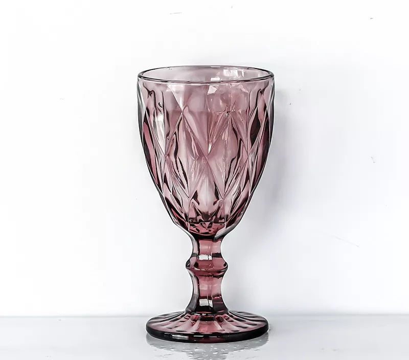 Jogo de Taças Vidro Primeira Linha Vinho Agua Linha Diamond