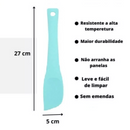 2 Espátulas Raspadoras Pão Duro Reforçada Ponta Firme Silicone