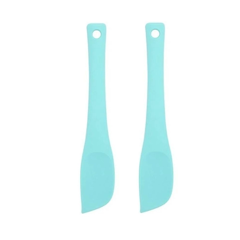 2 Espátulas Raspadoras Pão Duro Reforçada Ponta Firme Silicone