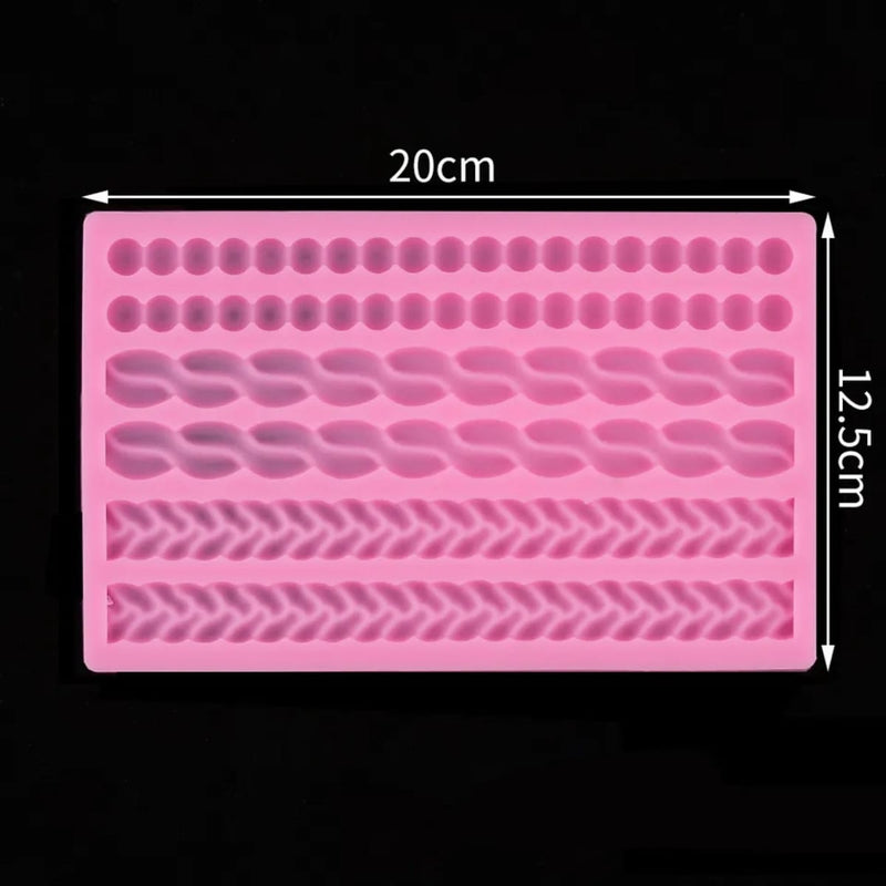 Molde de Silicone Para Pasta Americana e Biscuit Pérolas CM 183