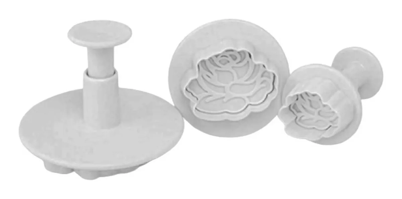Kit Com 3 Ejetores Cortador De Rosas