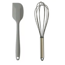 Kit Utensílios Espátula Silicone + Fouet Batedor de Claras