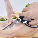Tesoura Culinária de Cozinha Corta Frango Carne Peixes Quebra Nozes Inox