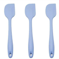 3 Espátulas De Cozinha Silicone Maciço Multiuso Pão Duro