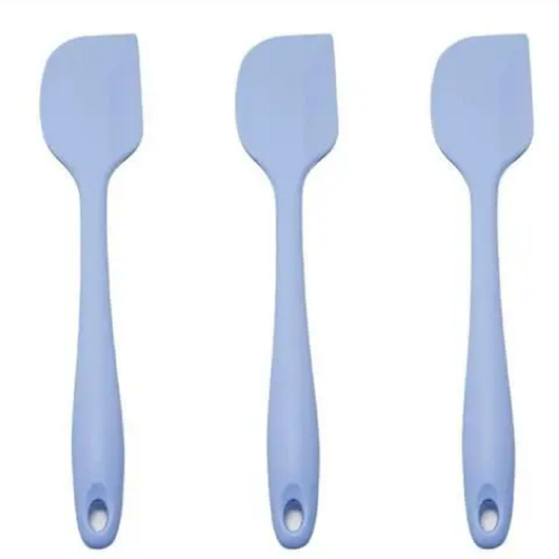 3 Espátulas De Cozinha Silicone Maciço Multiuso Pão Duro