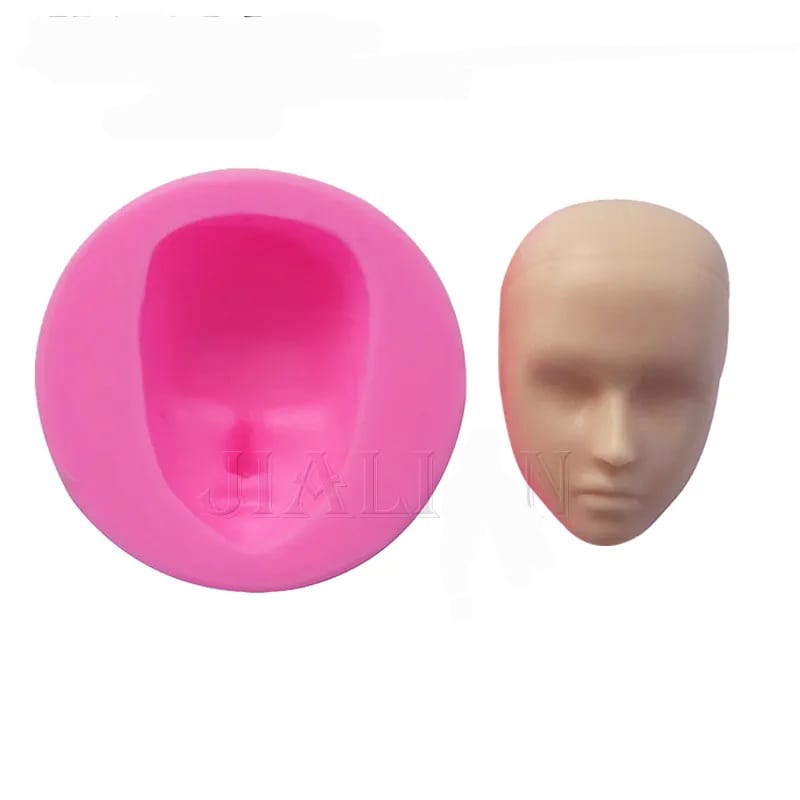 Molde Para Pasta Americana e Biscuit Rosto Homem CM 356