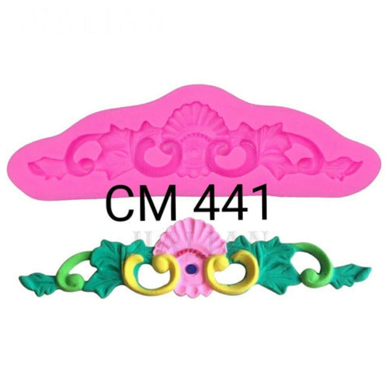 Molde de Silicone Arabesco Vintage Barroco CM 441