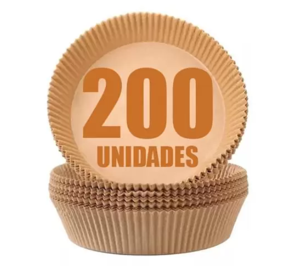200 Un Protetor de Papel Descartável Para Air Fryer