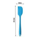 6 Espátulas 27 Cm Pão Duro Reforçada Silicone Maciço Multiuso