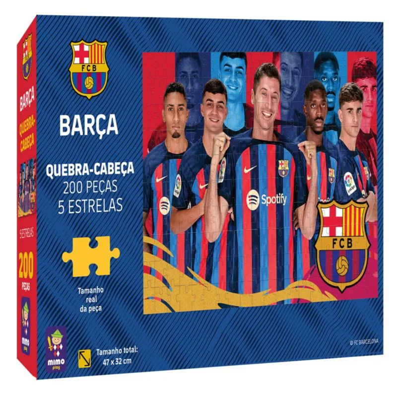 Quebra Cabeça  200 Peças Colecionável Barcelona Puzzle