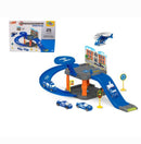 Brinquedo Pista Estacionamento Garagem Policia Hotwheels