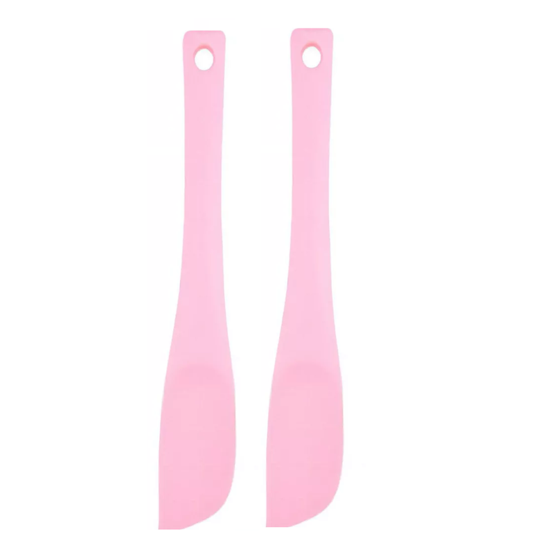 2 Espátulas Raspadoras Pão Duro Reforçada Ponta Firme Silicone
