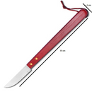 Kit Churrasco 2 Pçs Cabo de Madeira Inox Garfo e Faca