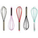 Fouet Batedor 29 Cm Inox Silicone Ovos Massas Bolos Cremes