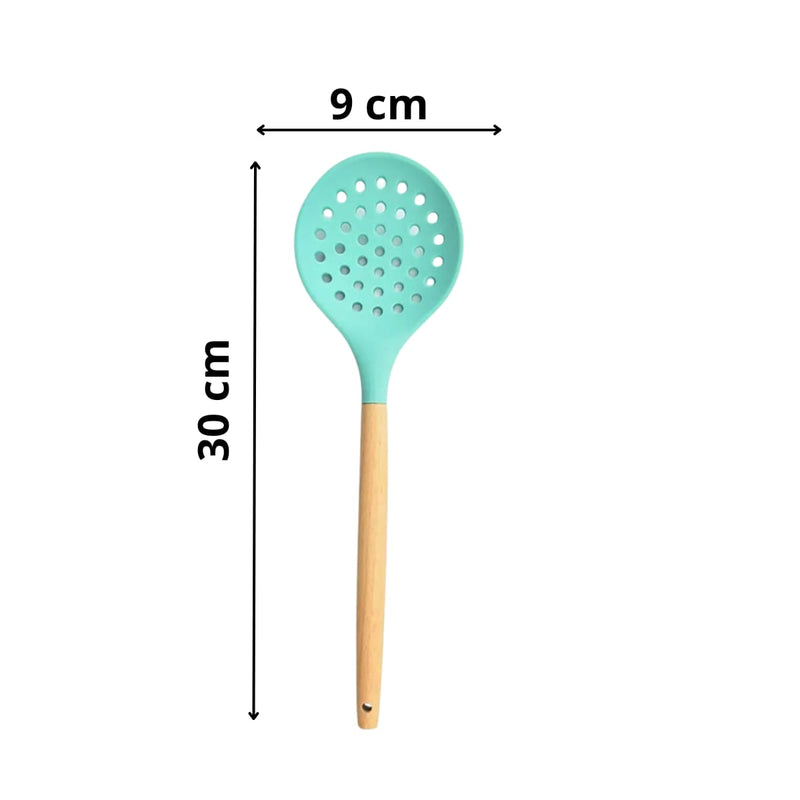 Escumadeira de Silicone Cozinha Resistente Livre de BPA