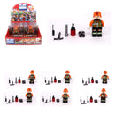 Boneco Play Box Bombeiro Fire Fighter Brinquedo Blocos
