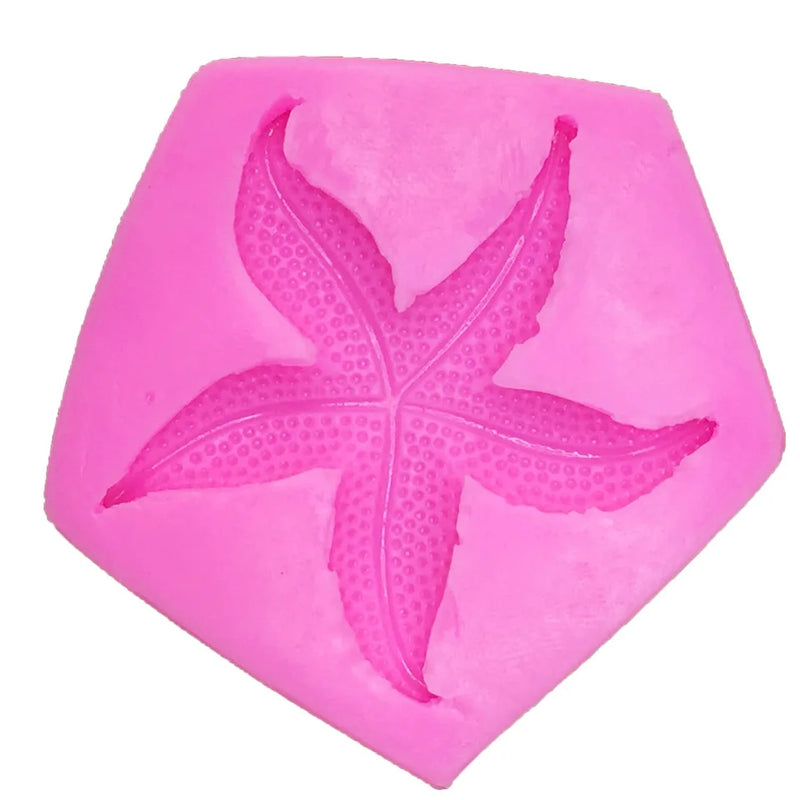 Molde de Silicone Para Confeitaria e Artesanato Estrela do Mar CM 321