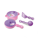 Kit Brinquedo Cozinha Infantil Fogão 2 Panelinhas Utensílios