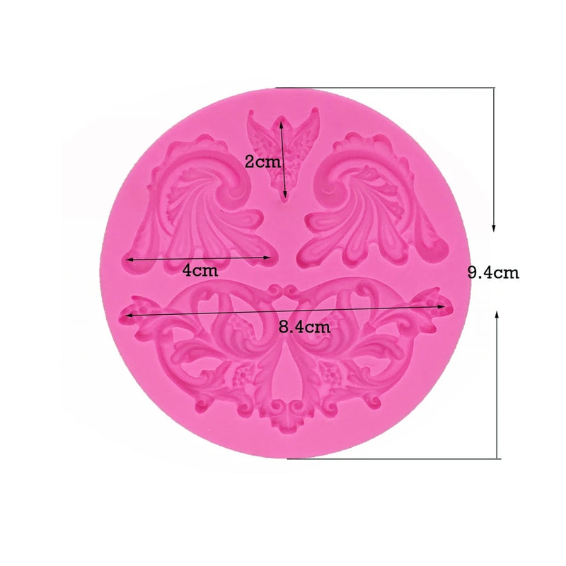 Molde de Silicone Para Confeitaria Ornamentos Angelicais CM 470